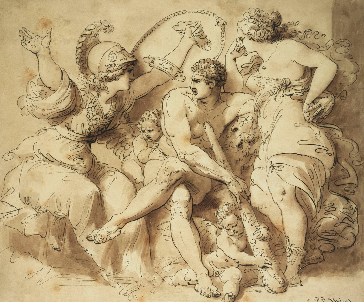 Hércules en la Encrucijada de Giuseppe Cades