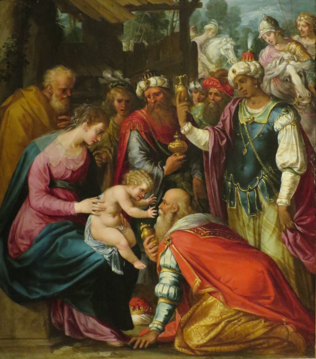 Adoración de los Reyes Magos de Giuseppe Cesari