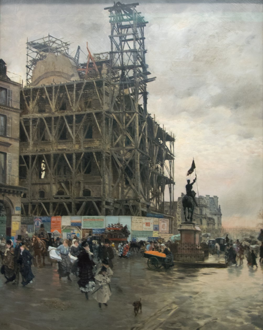 Plaza de las Pirámides de Giuseppe de Nittis