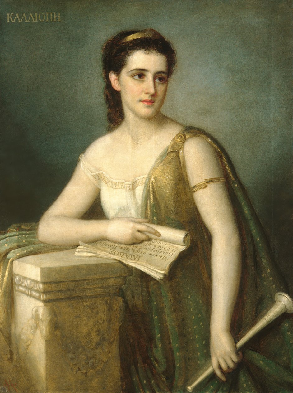 Calíope, 1869 de Giuseppe Fagnani