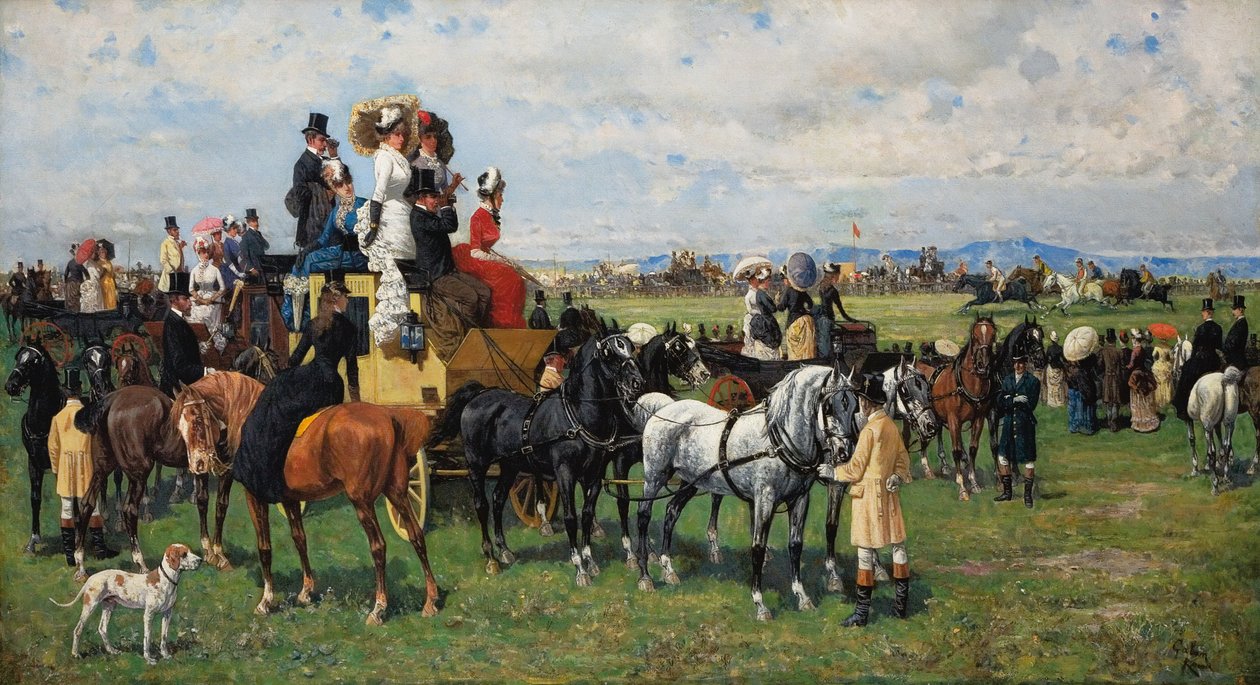 El Derby Reale, después de 1880 de Giuseppe Gabani