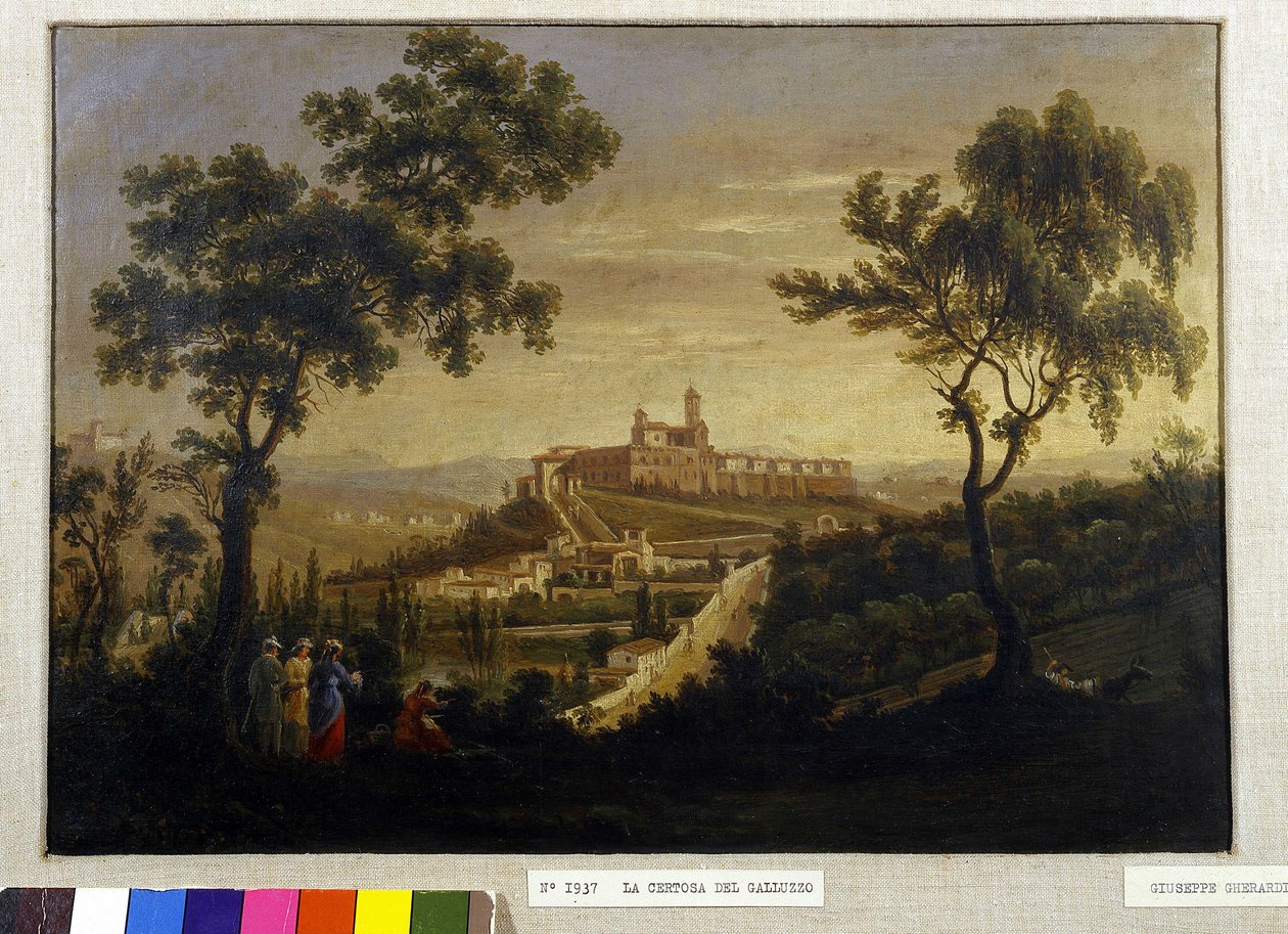 La cartuja de Galluzzo (pintura) de Giuseppe Gherardi