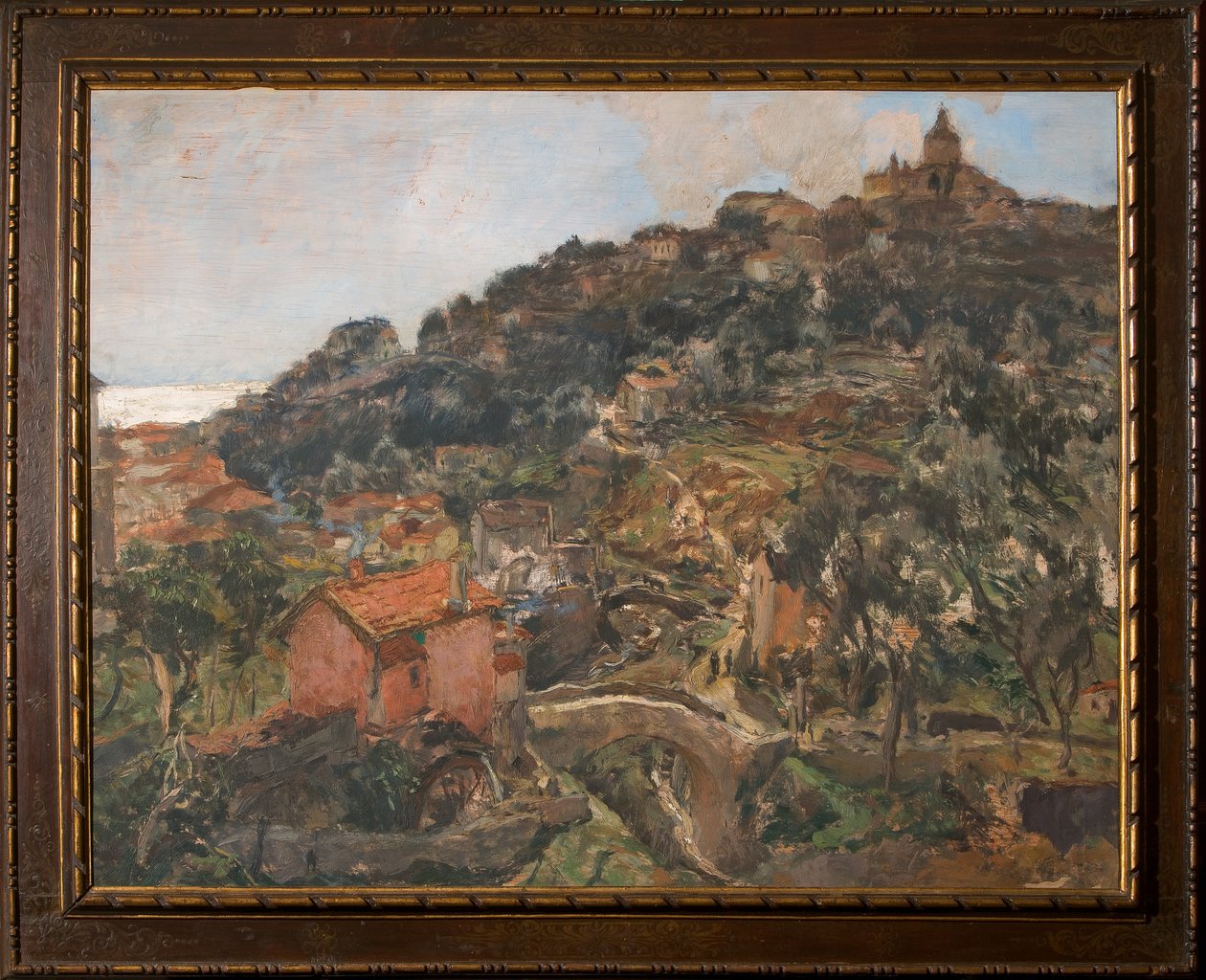 Sanremo (óleo sobre contrachapado) de Giuseppe Graziosi
