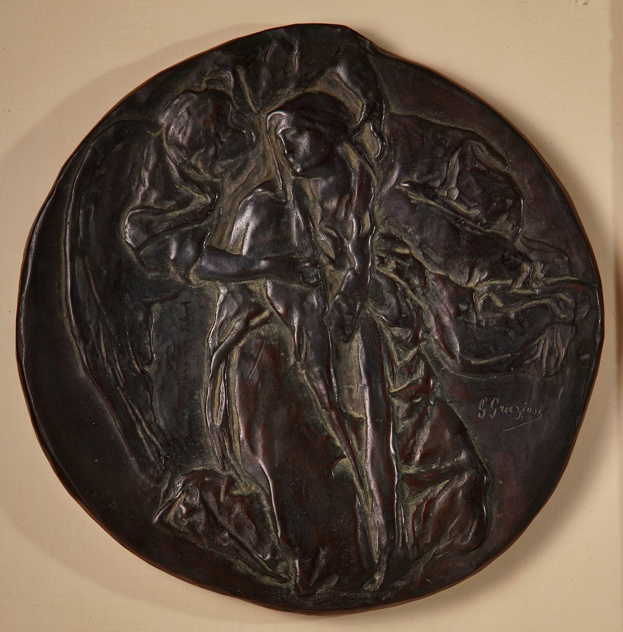 La Anunciación (bronce) de Giuseppe Graziosi