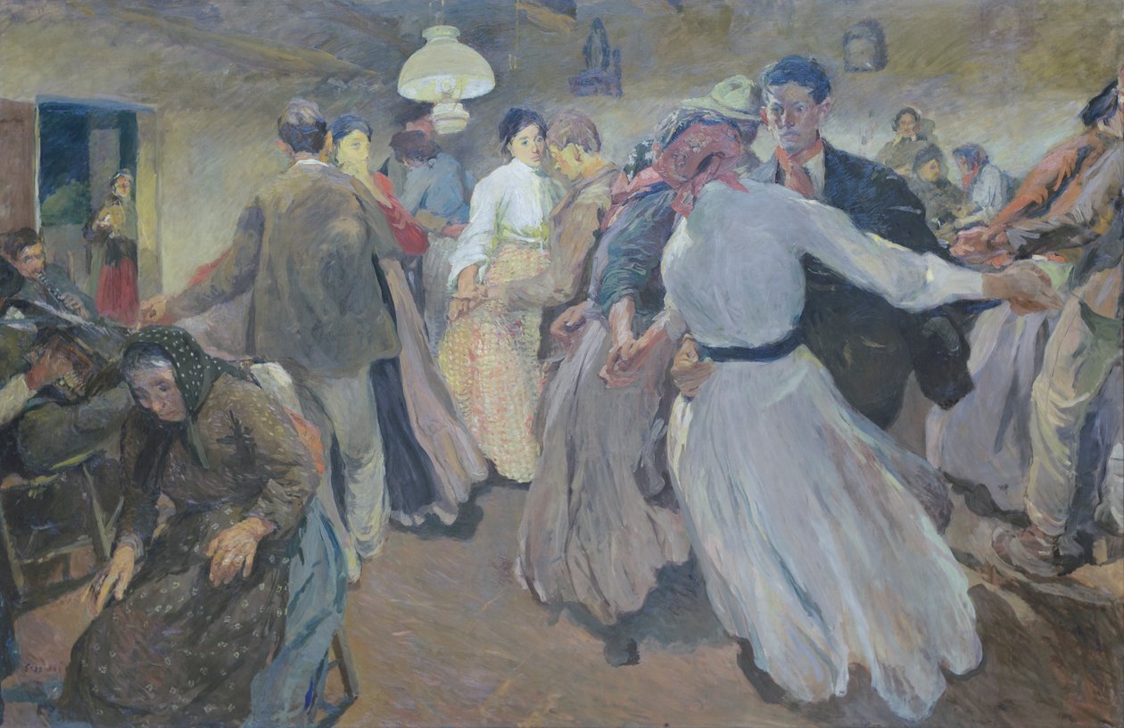 Baile del pueblo de Giuseppe Graziosi