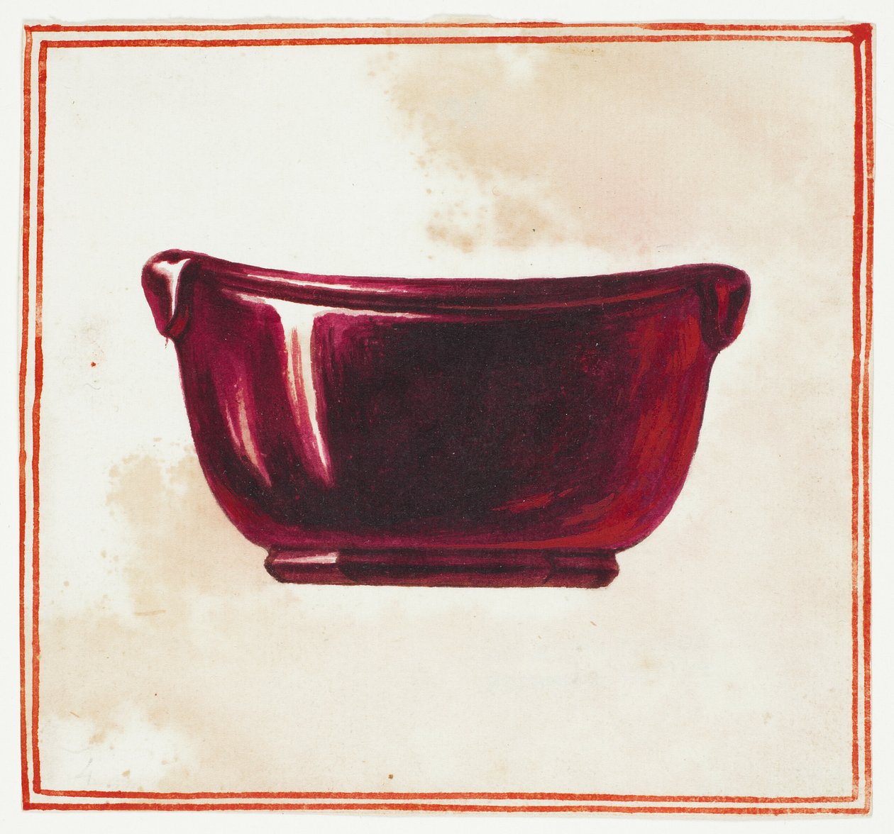Cuenco morado de Giuseppe Grisoni