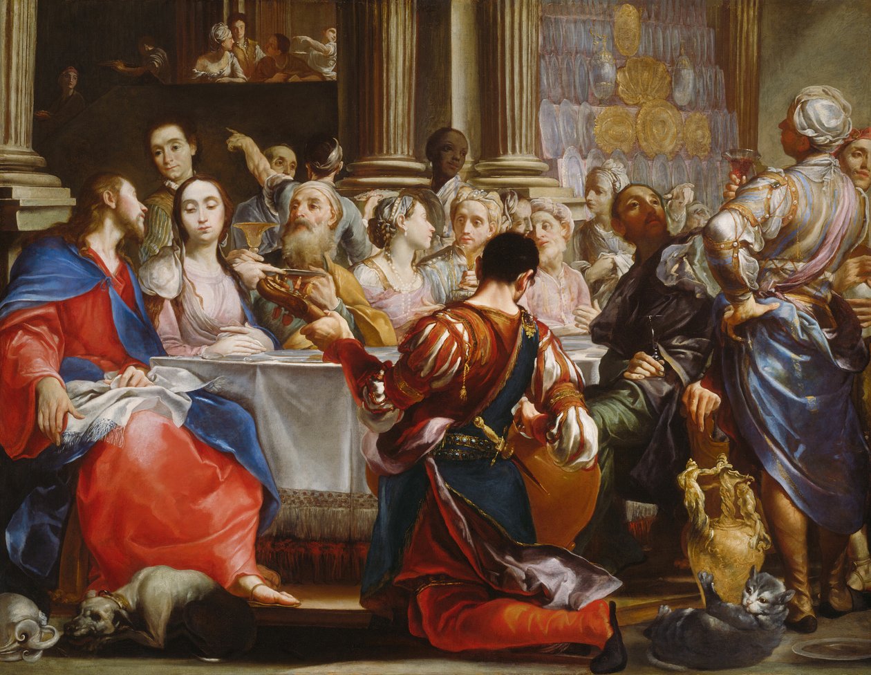Las bodas de Caná de Giuseppe Maria Crespi
