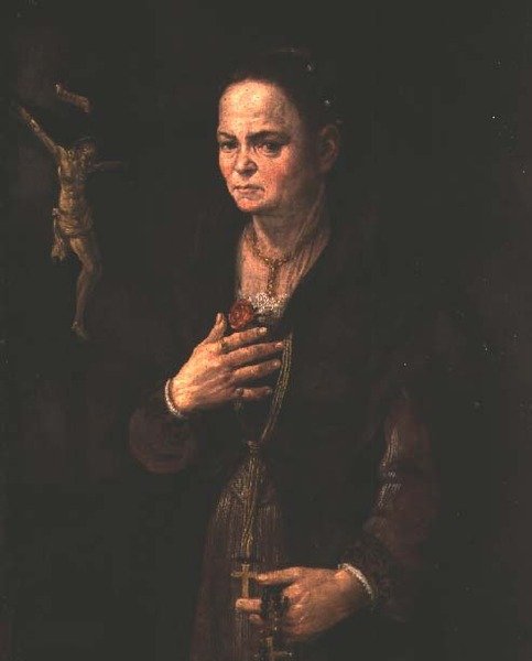 Retrato de una dama de Giuseppe Mazzuoli