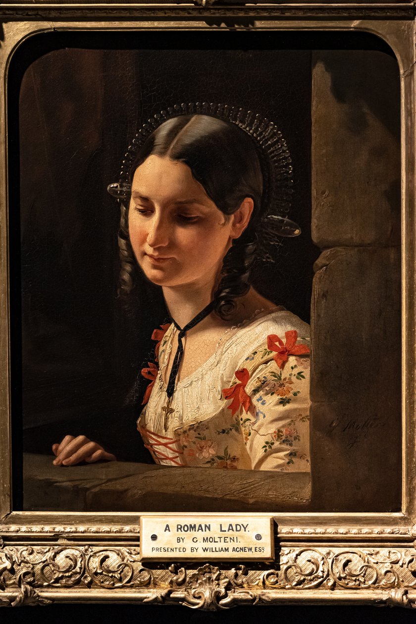 Busto de mujer, Lucía de los novios de Giuseppe Molteni