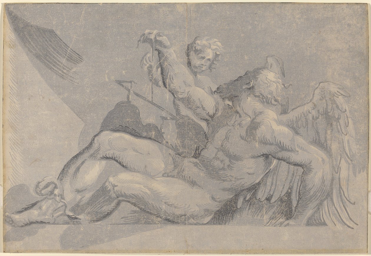 Saturno de Giuseppe Nicolo Vicentino, after Giovanni Antonio Pordenone