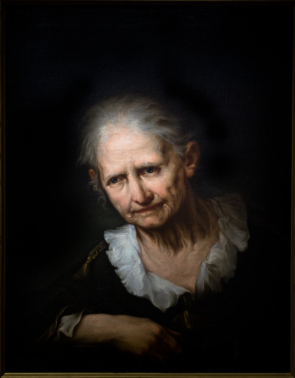 Anciana en oración de Giuseppe Nogari