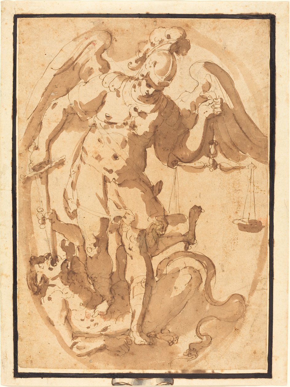 San Miguel con Lucifer de Giuseppe Porta