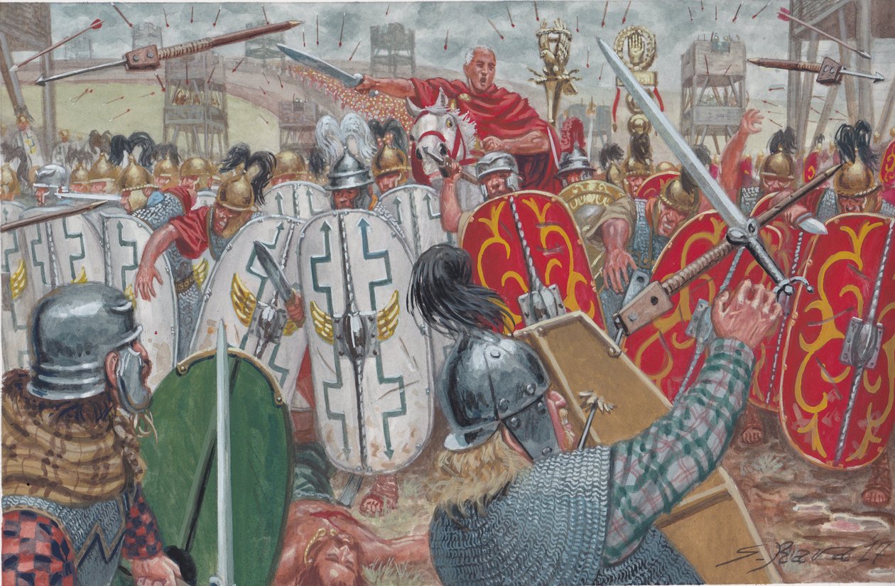 Batalla de Alesia de Giuseppe Rava
