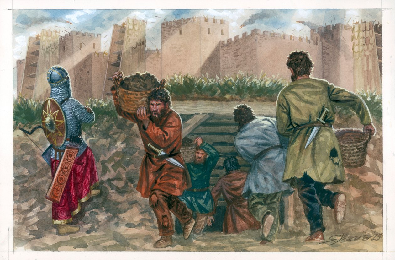 Batalla de Dura Europos de Giuseppe Rava