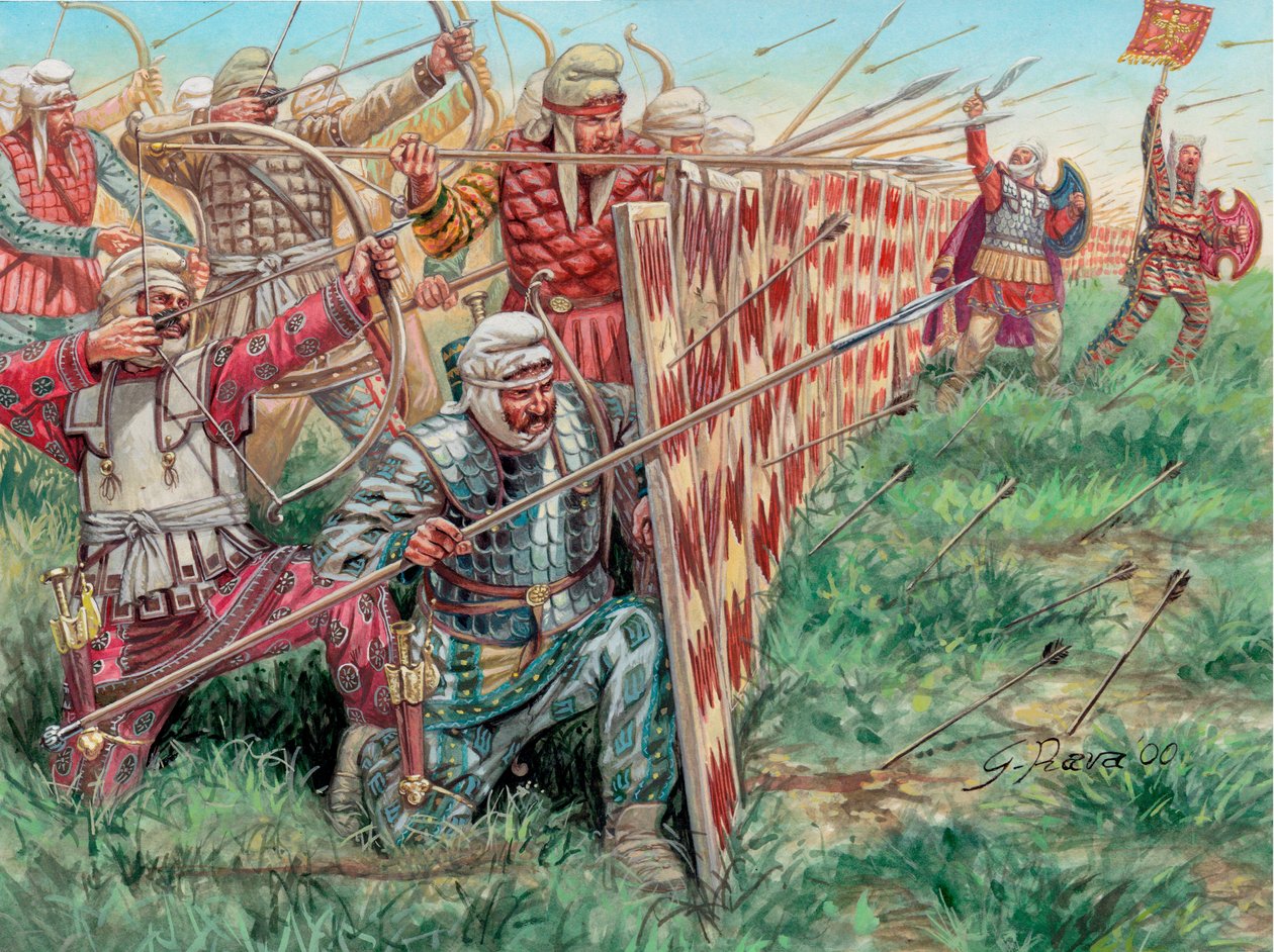 Infantería persa de Giuseppe Rava