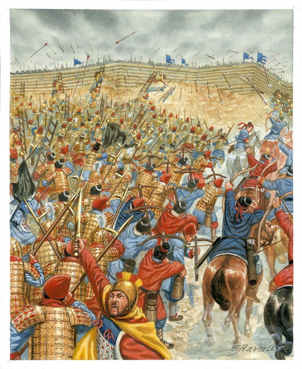 La batalla de Changping de Giuseppe Rava