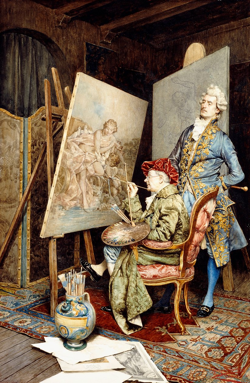 El Estudio del Pintor de Giuseppe Signorini