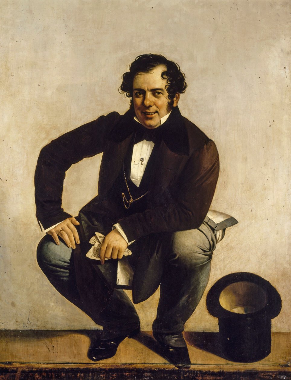 Autorretrato de Giuseppe Tominz (1790-1866) de Giuseppe Tominz