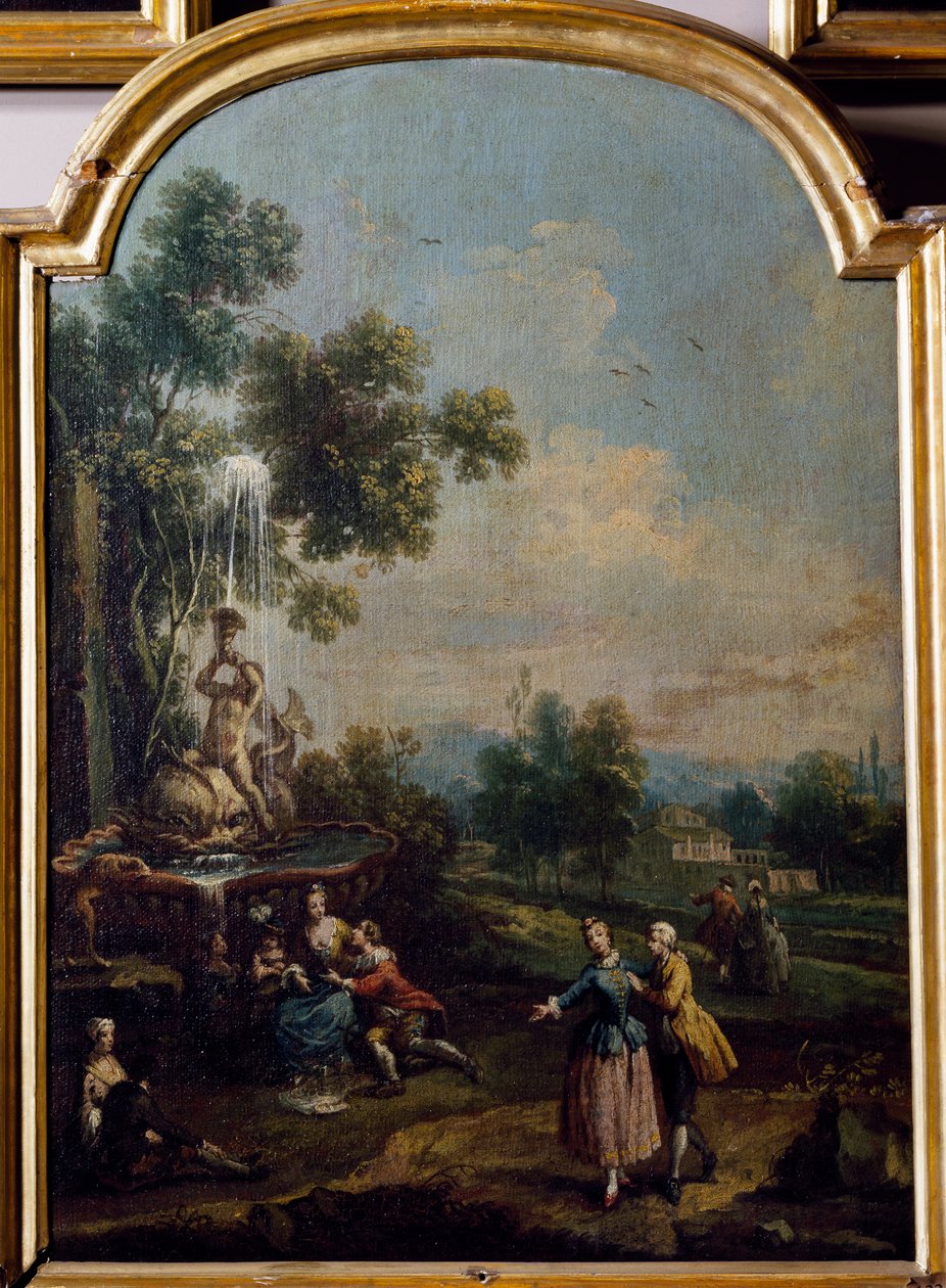 Pasatiempos en una casa de campo de Giuseppe Zais