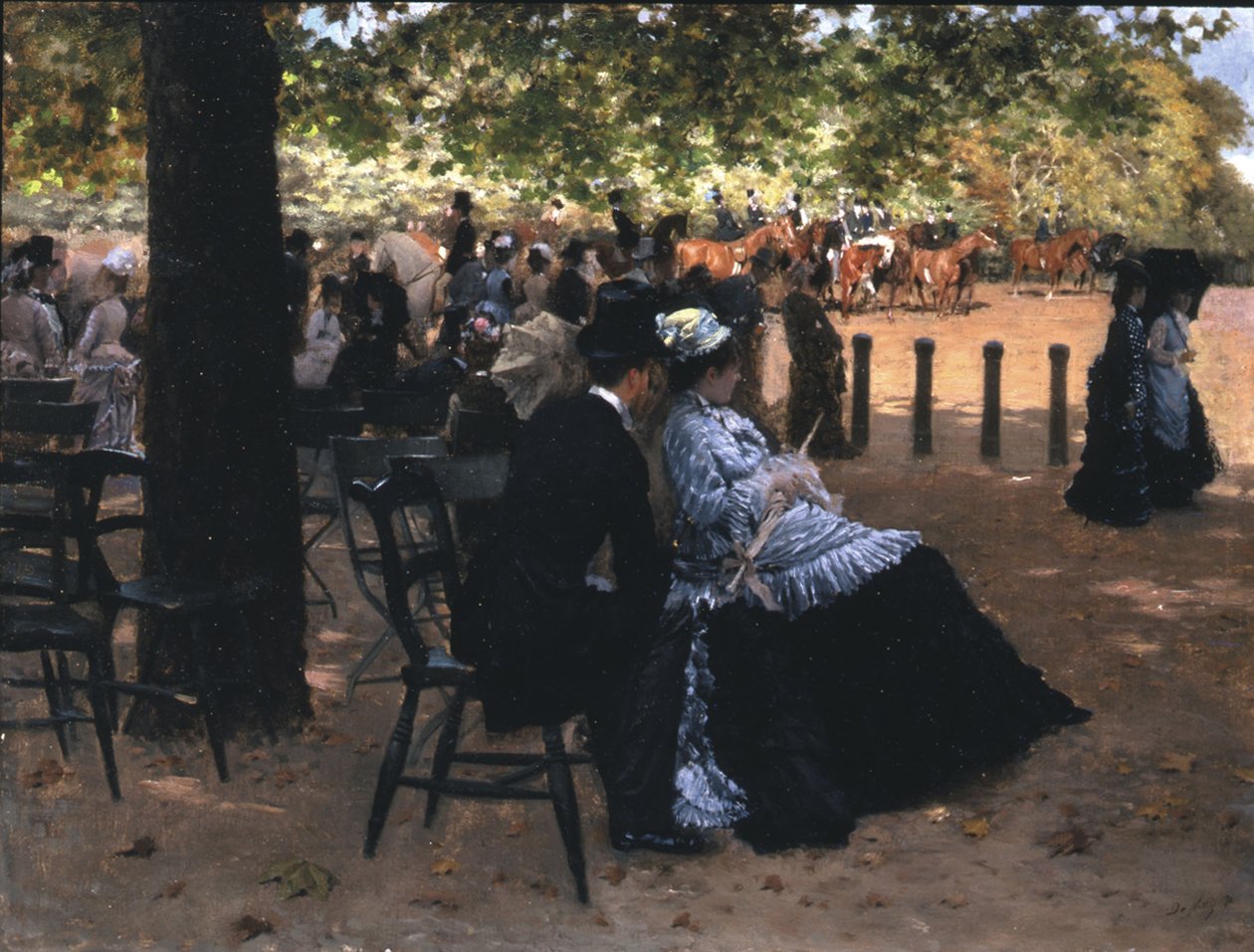 Coqueteo, Hyde Park de Giuseppe de Nittis
