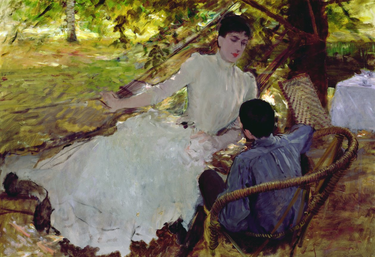 En la hamaca II, 1884 de Giuseppe de Nittis