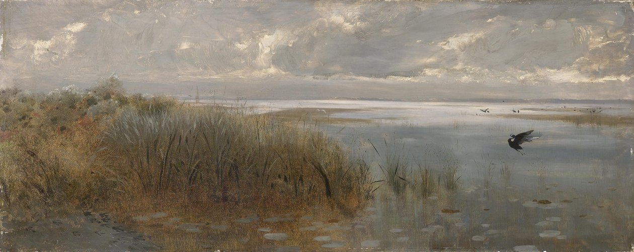 Paisaje marino en los alrededores de Nápoles de Giuseppe de Nittis