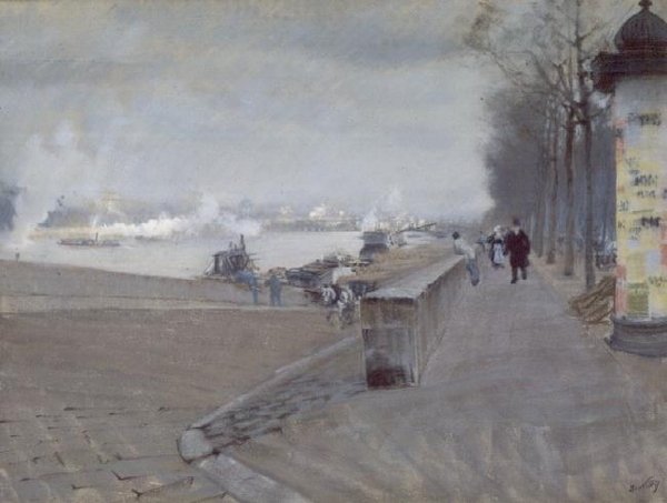 El Sena en París de Giuseppe de Nittis