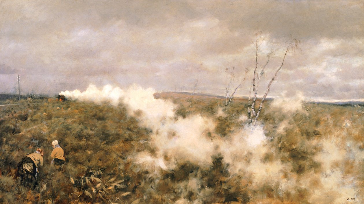 El tren pasa de Giuseppe or Joseph de Nittis