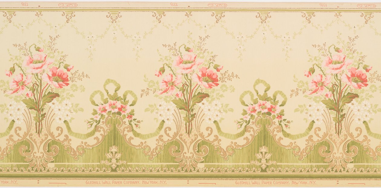 Friso (EE.UU.), 1900-1915 de Gledhill Wall Paper Co.