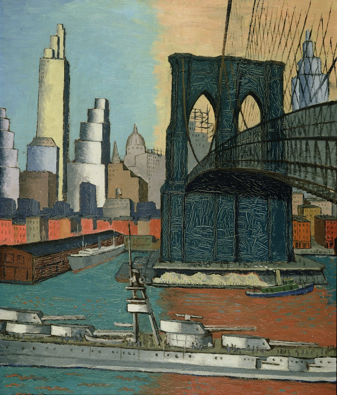 Torre del Puente, 1929 de Glenn O Coleman
