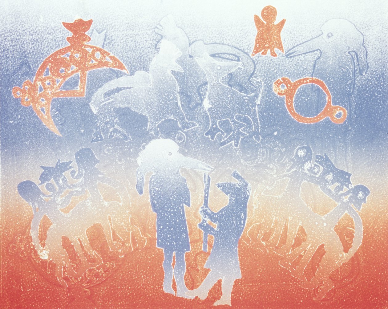 El hombre pájaro de Papil va de paseo, 1995 de Gloria Wallington
