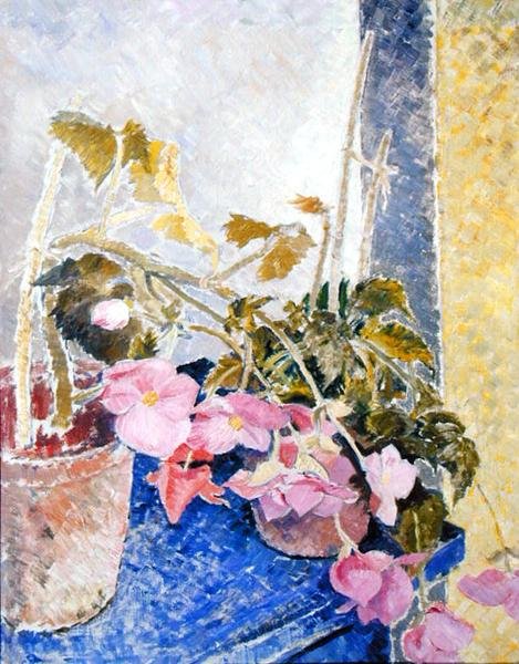 Flores en un jarrón de Glyn Warren Philpot