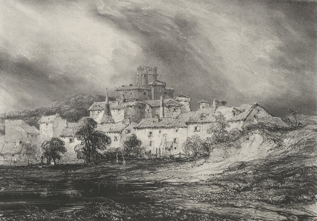 Château de Pont-Gibaud, 1830 de Godefroy Engelmann