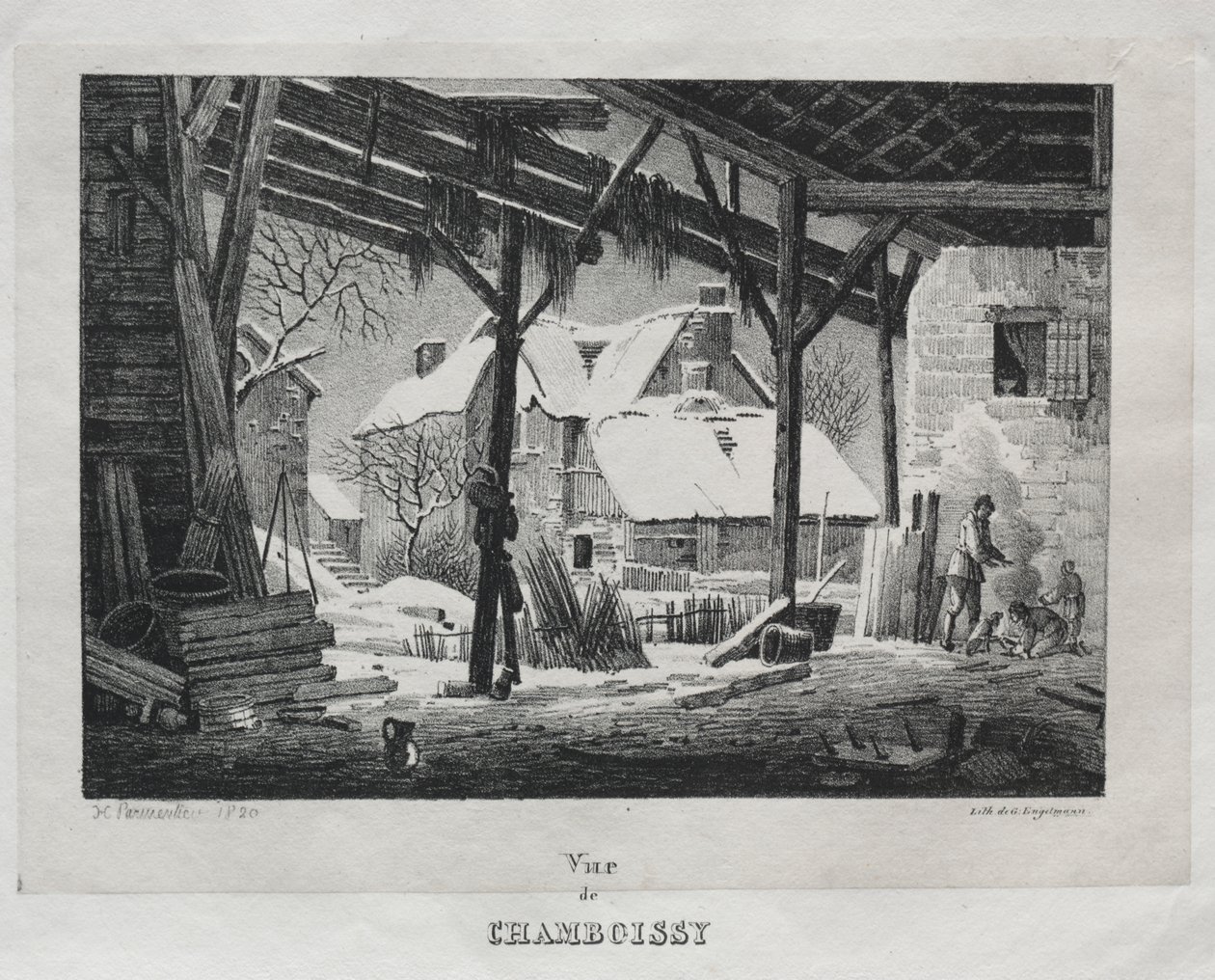 Vue de Chamboissy de Godefroy Engelmann