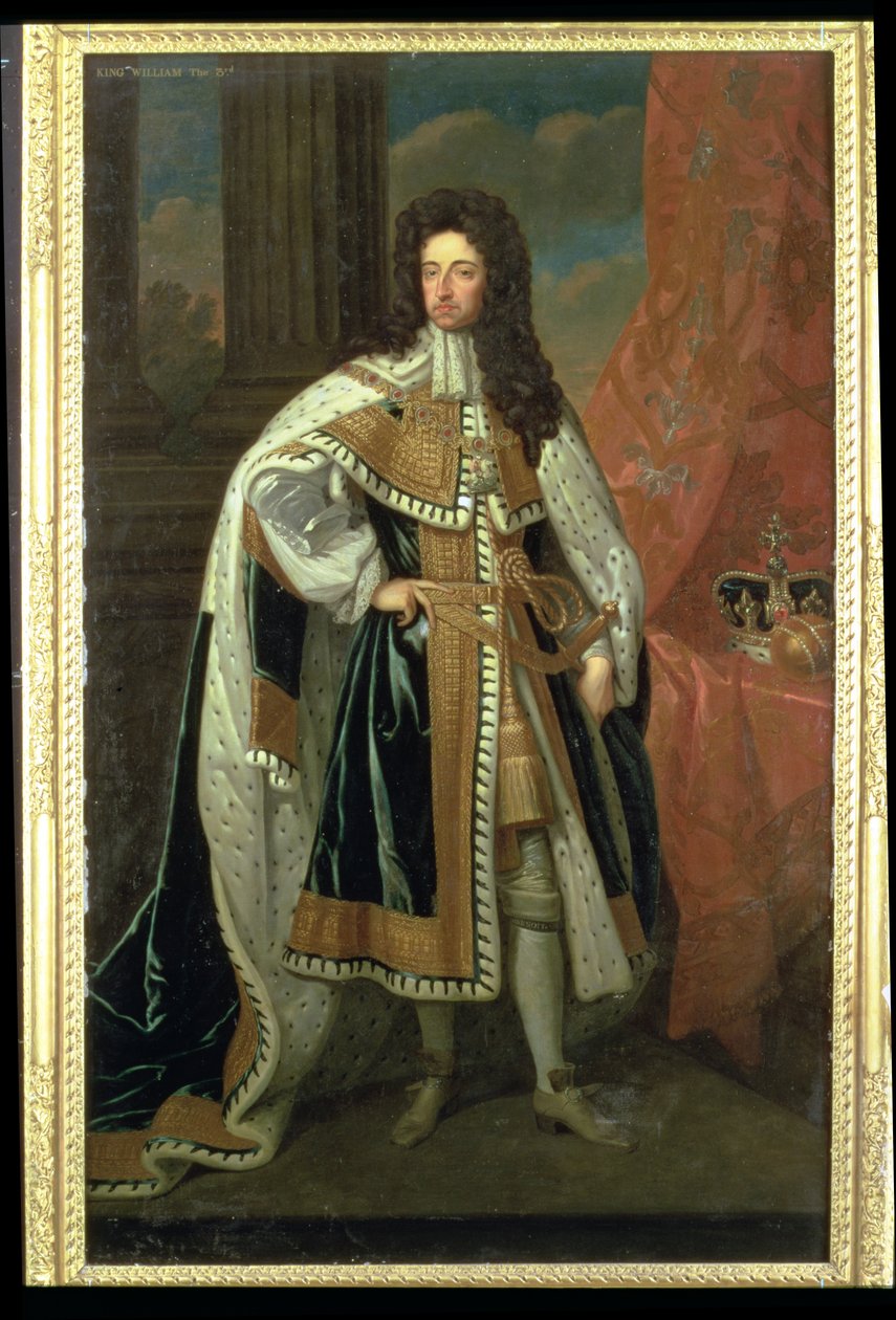 Retrato del Rey Guillermo III (1650-1702) de Godfrey Kneller