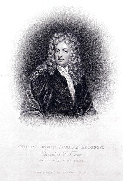 El Rt Hon Joseph Addison de Godfrey (after) Kneller