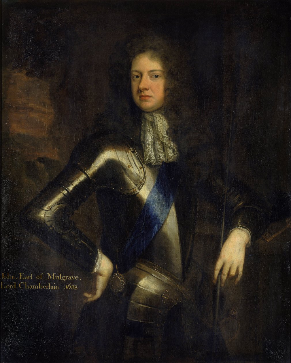 Retrato de John Sheffield de Godfrey Kneller