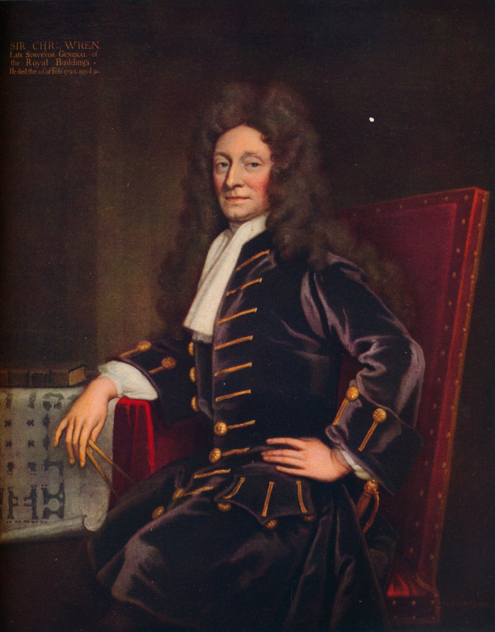 Sir Christopher Wren, 1711 de Godfrey Kneller