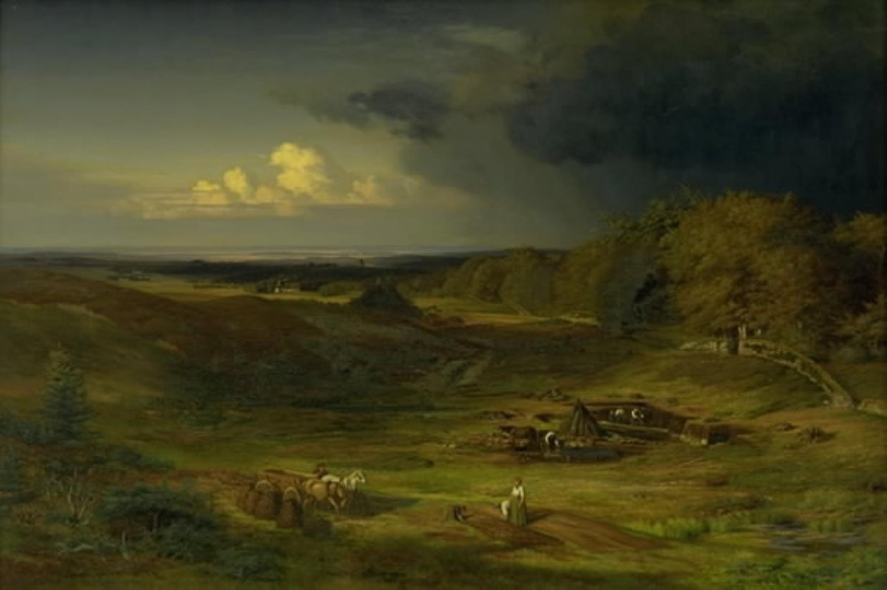 Paisaje cerca del castillo de Frederiksborg de Godtfred Rump