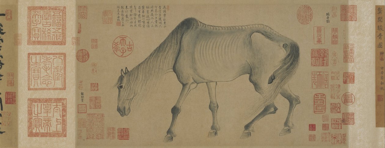 Jun Gu un noble caballo de Gong Kai
