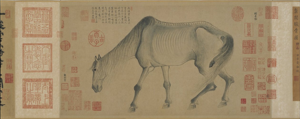 Jun Gu, un caballo noble de Gong Kai