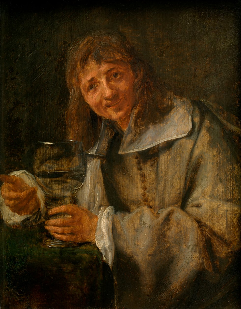 Botón (óleo sobre tabla) de Gonzales Coques