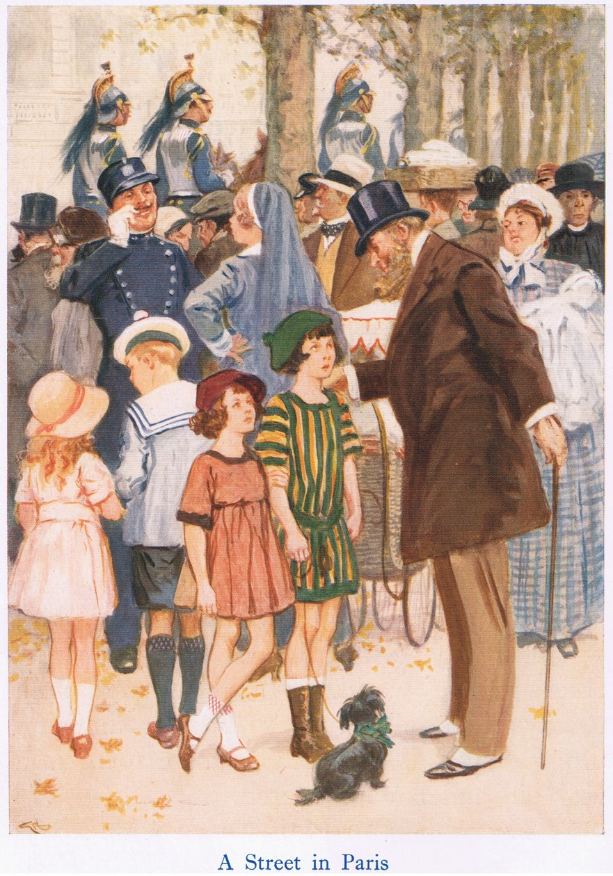 Una calle en París de Gordon Frederick Browne