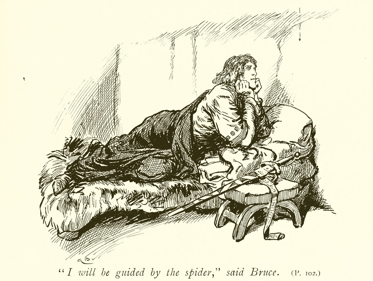 Robert Bruce y la Araña de Gordon Frederick Browne