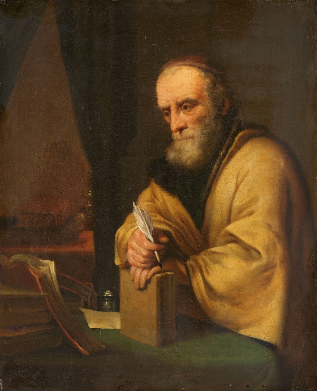 Un viejo erudito de Gottfried Kneller (copy after)