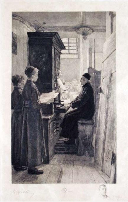 Coro de la iglesia de Gotthardt Johann Kuehl