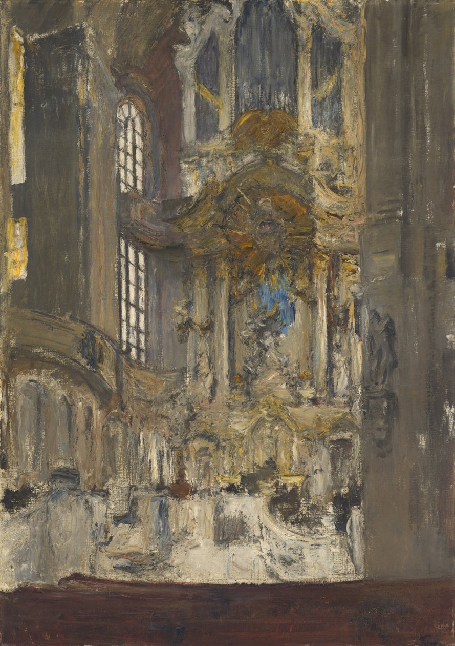 Interior de la Frauenkirche de Dresde de Gotthardt Kuehl