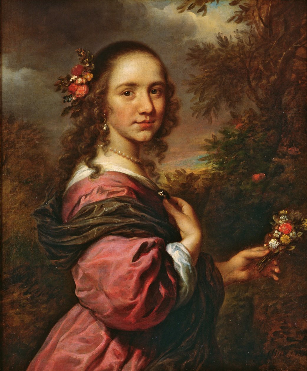 Retrato de una Dama, 1658 de Govaert Flinck