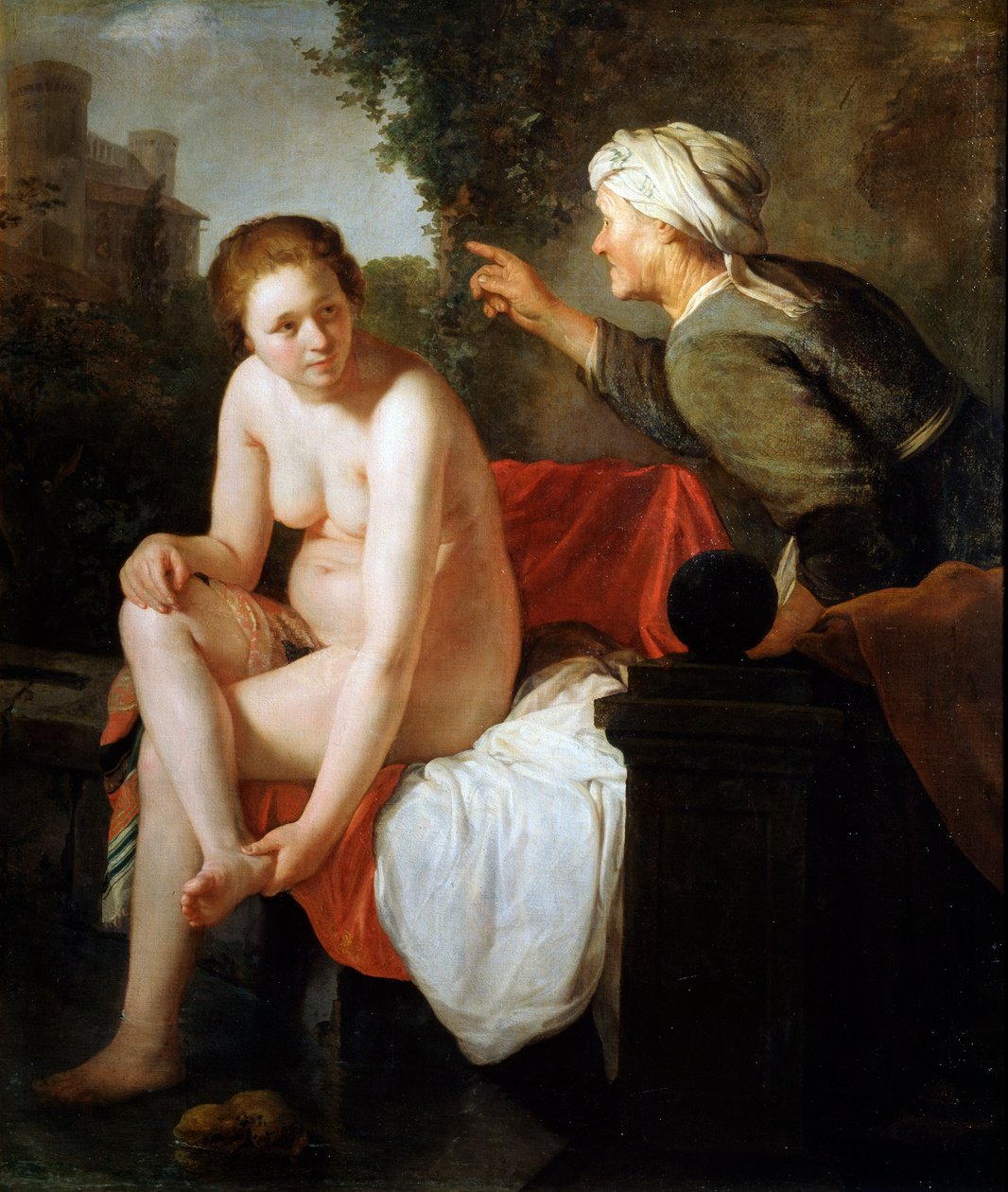 El baño de Betsabé, siglo XVII de Govaert Flinck
