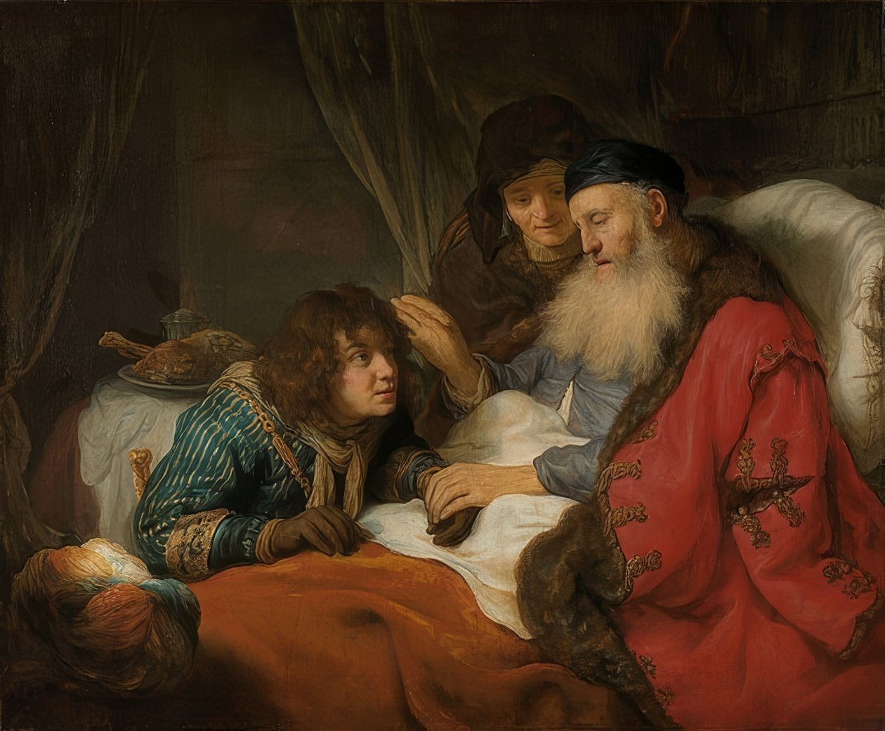 Isaac bendice a Jacob de Govaert Flinck